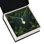 Christmas Background 113 - 18K Yellow Gold Finish Alluring Beauty Necklace