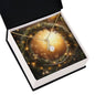 Christmas Background 106 - 18K Yellow Gold Finish Alluring Beauty Necklace