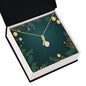 Christmas Background 045 - 18K Yellow Gold Finish Alluring Beauty Necklace
