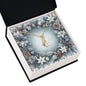 Christmas Background 089 - 18K Yellow Gold Finish Alluring Beauty Necklace