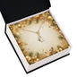 Christmas Background 051 - 18K Yellow Gold Finish Alluring Beauty Necklace