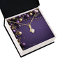 Christmas Background 054 - 18K Yellow Gold Finish Alluring Beauty Necklace
