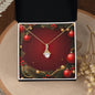 Christmas Background 036 - 18K Yellow Gold Finish Alluring Beauty Necklace