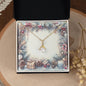 Christmas Background 072 - 18K Yellow Gold Finish Alluring Beauty Necklace