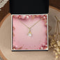 Christmas Background 005 - 18K Yellow Gold Finish Alluring Beauty Necklace