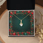 Christmas Background 070 - 18K Yellow Gold Finish Alluring Beauty Necklace