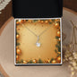 Christmas Background 032 - 18K Yellow Gold Finish Alluring Beauty Necklace