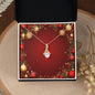 Christmas Background 034 - 18K Yellow Gold Finish Alluring Beauty Necklace