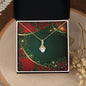 Christmas Background 071 - 18K Yellow Gold Finish Alluring Beauty Necklace