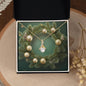 Christmas Background 104 - 18K Yellow Gold Finish Alluring Beauty Necklace