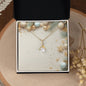 Christmas Background 041 - 18K Yellow Gold Finish Alluring Beauty Necklace
