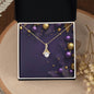 Christmas Background 029 - 18K Yellow Gold Finish Alluring Beauty Necklace