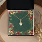 Christmas Background 068 - 18K Yellow Gold Finish Alluring Beauty Necklace