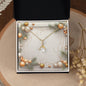 Christmas Background 039 - 18K Yellow Gold Finish Alluring Beauty Necklace