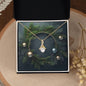 Christmas Background 108 - 18K Yellow Gold Finish Alluring Beauty Necklace