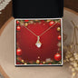 Christmas Background 011 - 18K Yellow Gold Finish Alluring Beauty Necklace