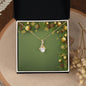 Christmas Background 061 - 18K Yellow Gold Finish Alluring Beauty Necklace
