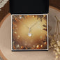 Christmas Background 062 - 18K Yellow Gold Finish Alluring Beauty Necklace