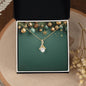 Christmas Background 037 - 18K Yellow Gold Finish Alluring Beauty Necklace