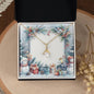 Christmas Background 093 - 18K Yellow Gold Finish Alluring Beauty Necklace