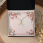 Christmas Background 008 - 18K Yellow Gold Finish Alluring Beauty Necklace