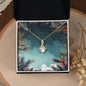 Christmas Background 124 - 18K Yellow Gold Finish Alluring Beauty Necklace