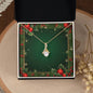 Christmas Background 067 - 18K Yellow Gold Finish Alluring Beauty Necklace