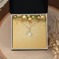 Christmas Background 050 - 18K Yellow Gold Finish Alluring Beauty Necklace