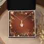 Christmas Background 020 - 18K Yellow Gold Finish Alluring Beauty Necklace