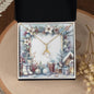 Christmas Background 074 - 18K Yellow Gold Finish Alluring Beauty Necklace