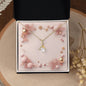 Christmas Background 055 - 18K Yellow Gold Finish Alluring Beauty Necklace