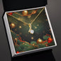 Christmas Background 119 - 18K Yellow Gold Finish Alluring Beauty Necklace