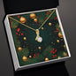 Christmas Background 118 - 18K Yellow Gold Finish Alluring Beauty Necklace