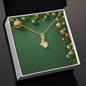 Christmas Background 027 - 18K Yellow Gold Finish Alluring Beauty Necklace