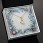 Christmas Background 073 - 18K Yellow Gold Finish Alluring Beauty Necklace