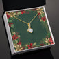 Christmas Background 068 - 18K Yellow Gold Finish Alluring Beauty Necklace