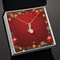 Christmas Background 011 - 18K Yellow Gold Finish Alluring Beauty Necklace