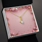 Christmas Background 005 - 18K Yellow Gold Finish Alluring Beauty Necklace