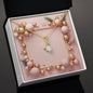 Christmas Background 038 - 18K Yellow Gold Finish Alluring Beauty Necklace