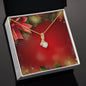 Christmas Background 095 - 18K Yellow Gold Finish Alluring Beauty Necklace