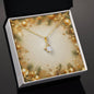 Christmas Background 051 - 18K Yellow Gold Finish Alluring Beauty Necklace