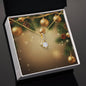 Christmas Background 018 - 18K Yellow Gold Finish Alluring Beauty Necklace