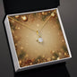 Christmas Background 007 - 18K Yellow Gold Finish Alluring Beauty Necklace