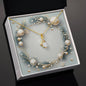 Christmas Background 049 - 18K Yellow Gold Finish Alluring Beauty Necklace