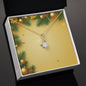 Christmas Background 009 - 18K Yellow Gold Finish Alluring Beauty Necklace