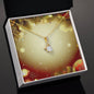 Christmas Background 100 - 18K Yellow Gold Finish Alluring Beauty Necklace