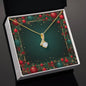 Christmas Background 070 - 18K Yellow Gold Finish Alluring Beauty Necklace