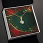 Christmas Background 071 - 18K Yellow Gold Finish Alluring Beauty Necklace