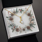 Christmas Background 091 - 18K Yellow Gold Finish Alluring Beauty Necklace