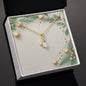 Christmas Background 063 - 18K Yellow Gold Finish Alluring Beauty Necklace